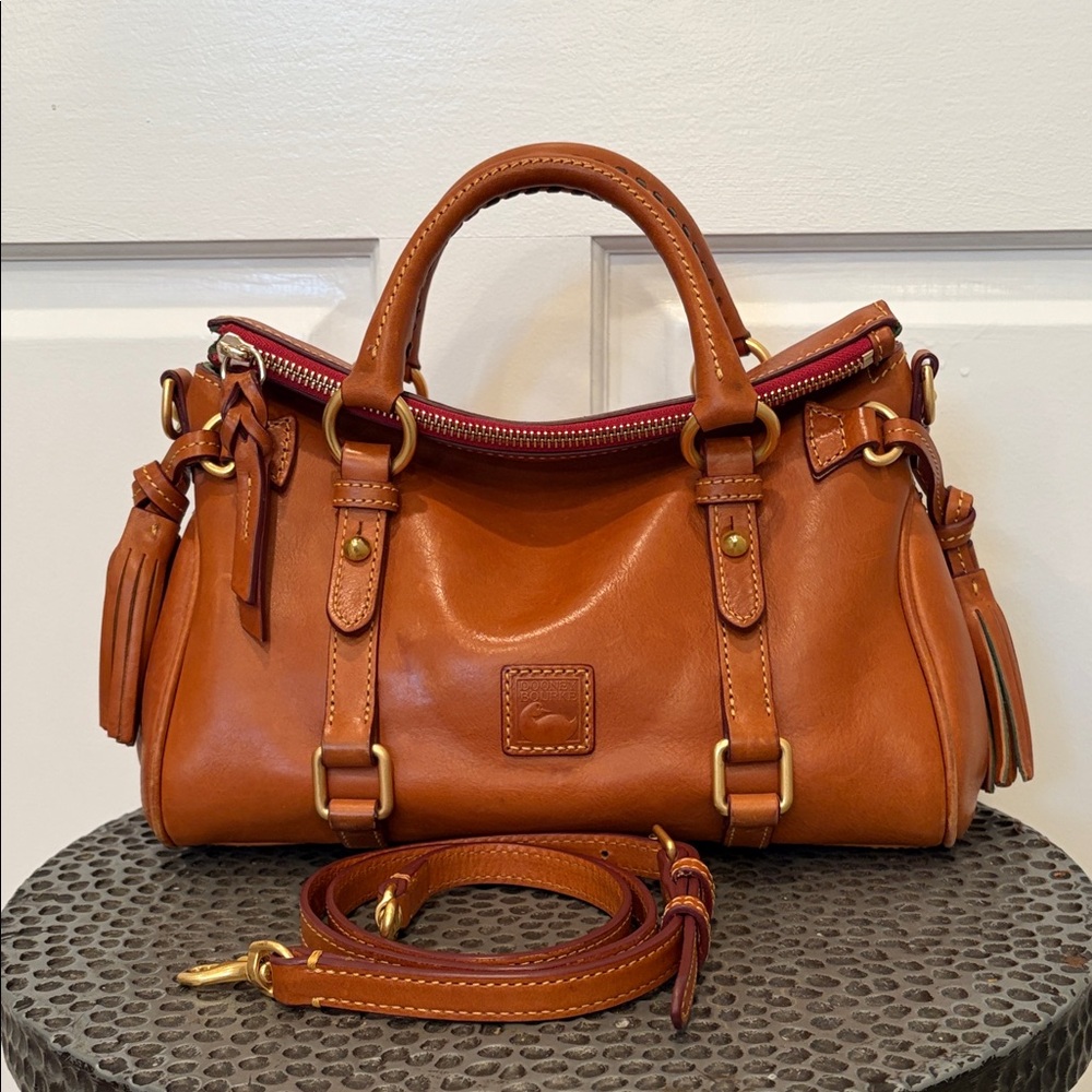 Dooney & Bourke Florentine Satchel Natural